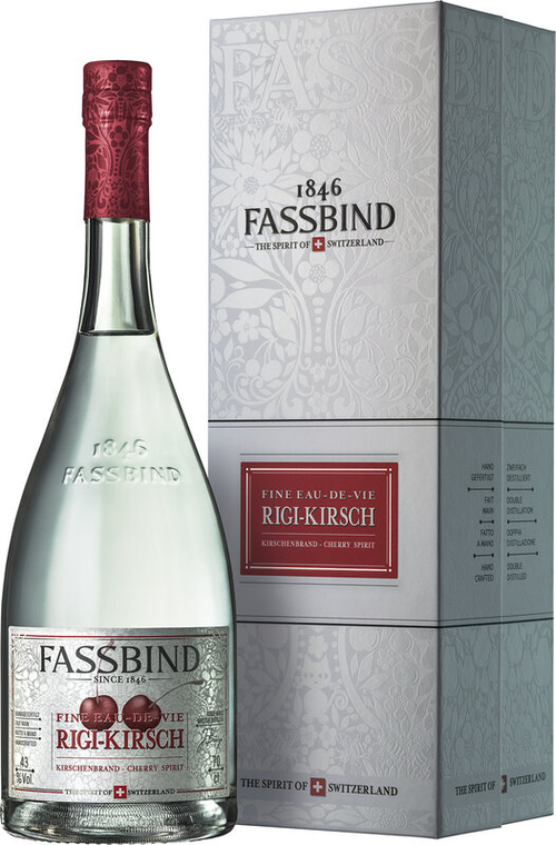 Eaux de Vie du Rigi Kirsch Fassbind