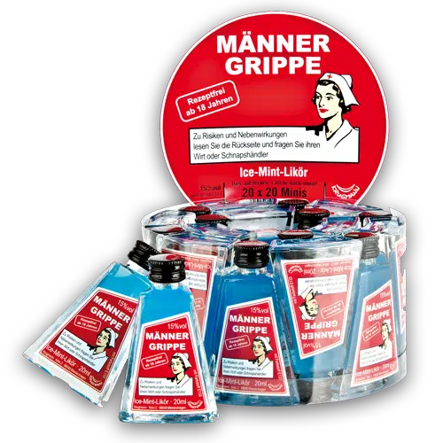 Männergrippe Ice Mint Likör