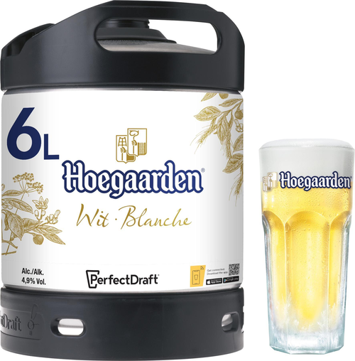 Hoegaarden Witbier Perfect Draft Fässli 6 Lt