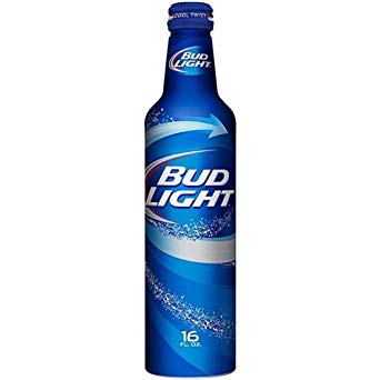 Bud Light Aluflasche 