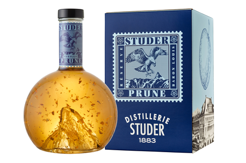 Vieille Prune mit Goldflitter Matterhorn