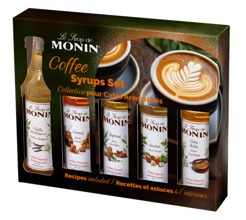 Monin Sirup Coffee Set 5x5cl