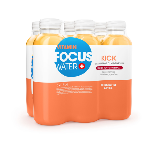 Focus Water Kick Pfirsich & Apfel