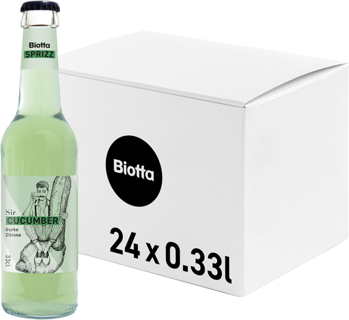 Biotta Sprizz Sir Cucumber Gurke-Zitrone