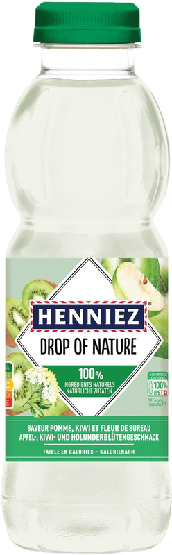Henniez Drop of Nature Apfel-, Kiwi- und Holunderblütengeschmack
