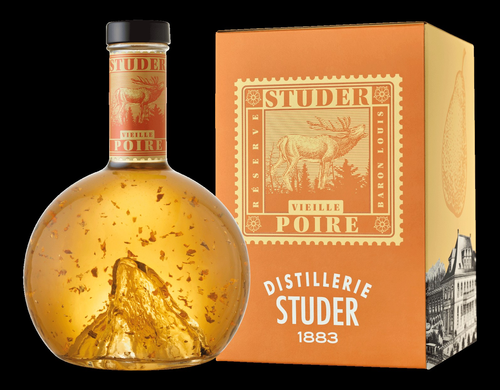 Vieille Poire mit Goldflitter Matterhorn