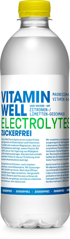 Vitamin Well Electrolytes Sport 002 Zuckerfrei 
