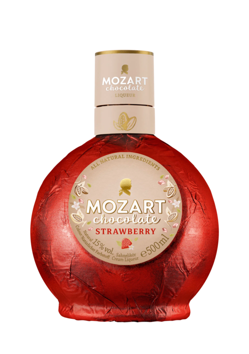 Likör Mozart White Chocolate Strawberry