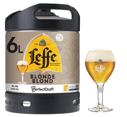 Leffe Blond Perfect Draft Fässli 6 Lt