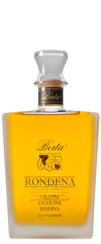 Grappa Rondena Amarone Riserva 5 Anni mit Holzkiste