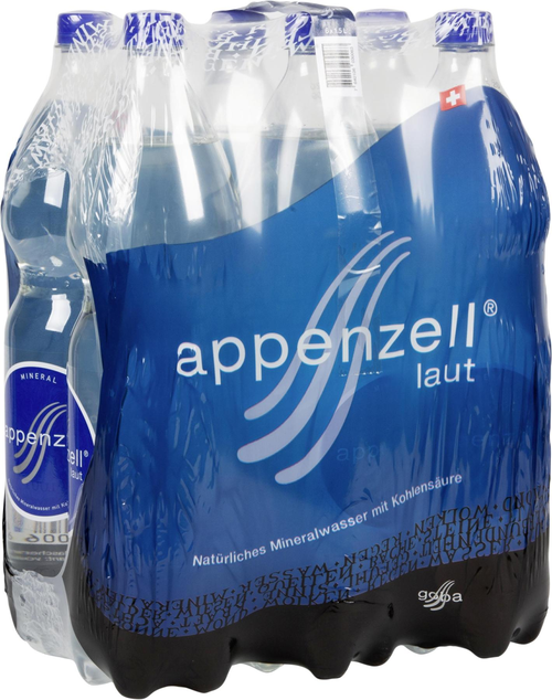 Appenzell Mineral laut viel Kohlensäure