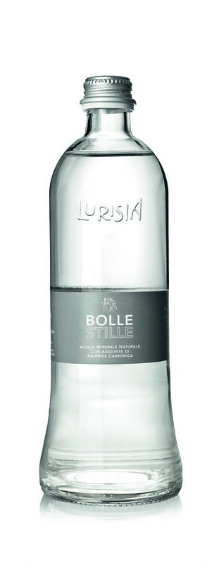 Lurisia Bolle mit Kohlensäure