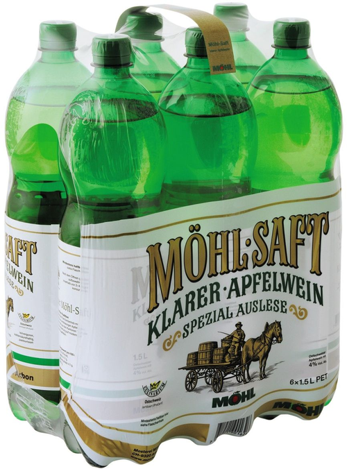 Möhl Saft Klarer-Apfelwein Spezial Auslese