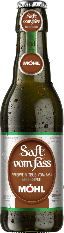 Möhl Saft vom Fass trüb alkoholfrei