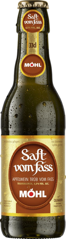 Möhl Saft vom Fass trüb