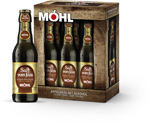 Möhl Saft vom Fass trüb