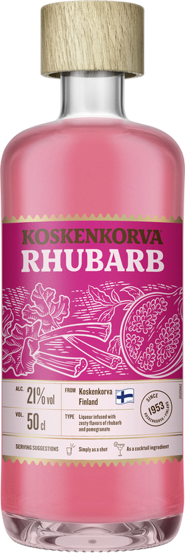 Likör Koskenkorva Rhubarb