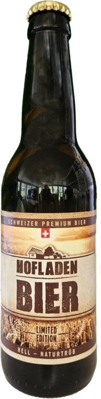 Hofladen Bier hell naturtrüb