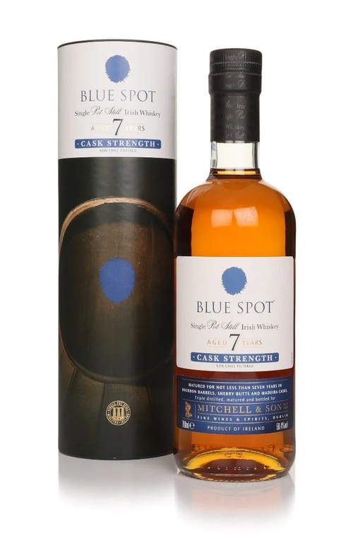 Whiskey Blue Spot Single Pot Still Irish 7y