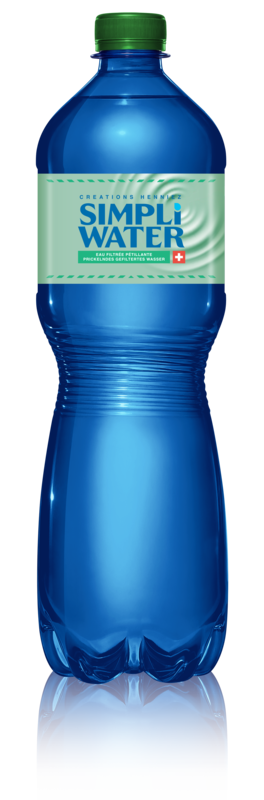 Simpli Water grün mit Kohlensäure