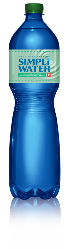 Simpli Water grün mit Kohlensäure