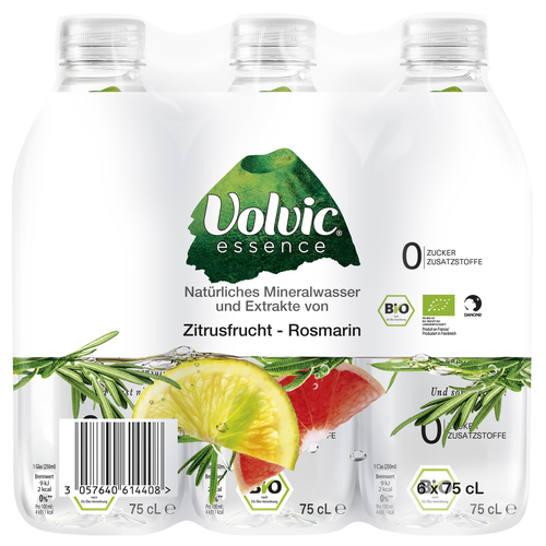 Volvic Essence Zitrusfrucht Rosmarin