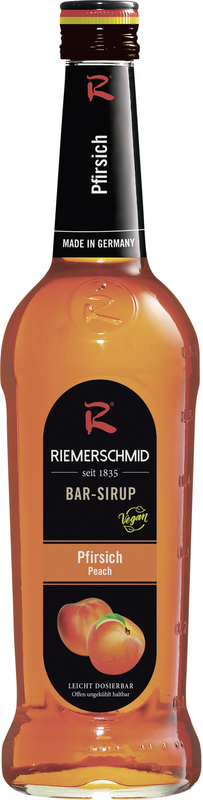 Barsirup Pfirsich