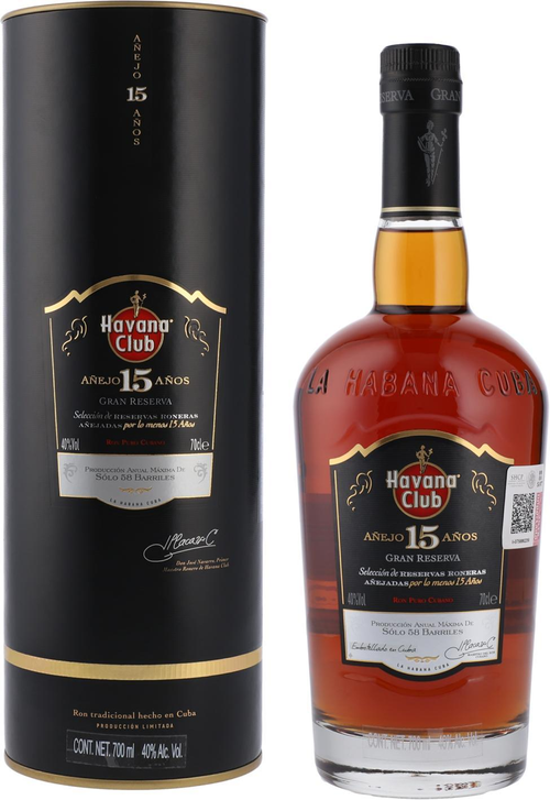 Rum Havana Club Añejo 15 Años 