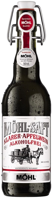 Möhl Saft Klarer-Apfelwein alkoholfrei