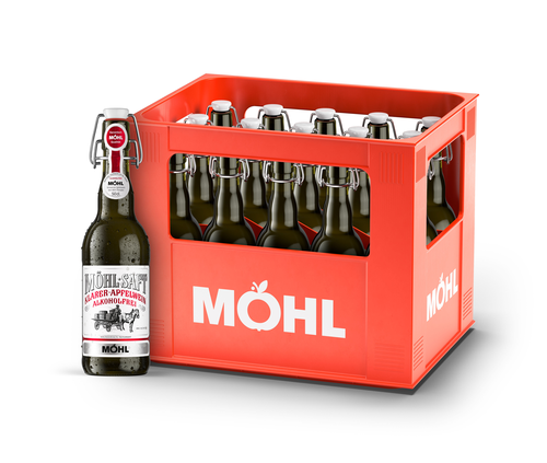 Möhl Saft Klarer-Apfelwein alkoholfrei