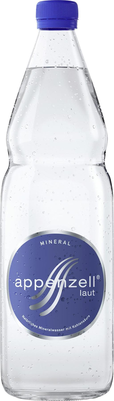 Appenzell Mineral laut viel Kohlensäure