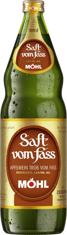 Möhl Saft vom Fass trüb