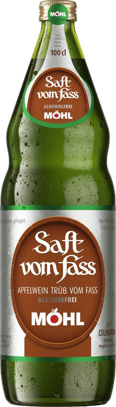 Möhl Saft vom Fass trüb alkoholfrei