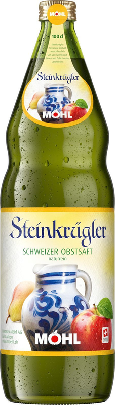 Möhl Süssmost trüb "Steinkrügler" MW Glas