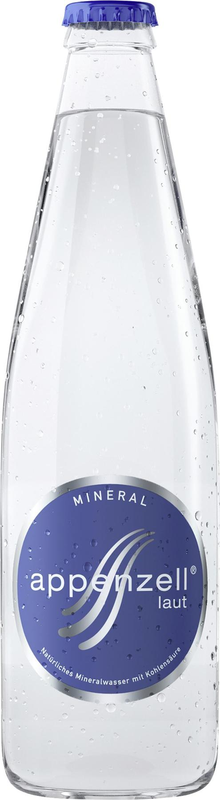 Appenzell Mineral laut viel Kohlensäure