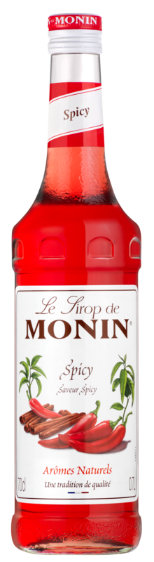 Monin Sirup Spicy Zimt und Paprikaschoten