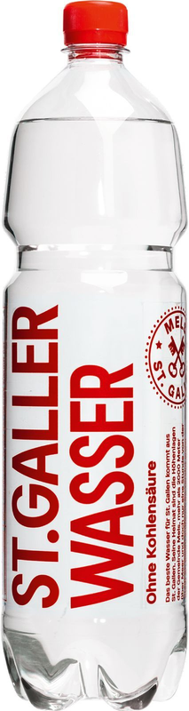 St. Galler Wasser ohne Kohlensäure