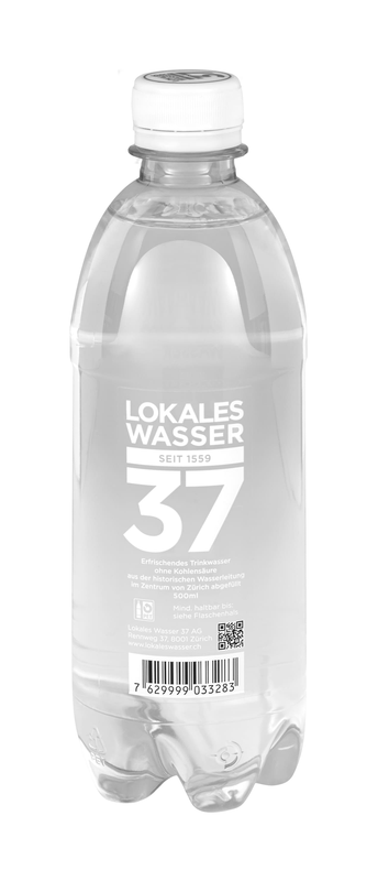 Lokales Wasser 37 ohne Kohlensäure