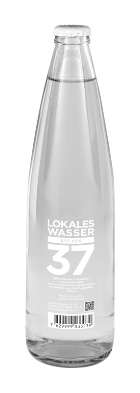Lokales Wasser 37 ohne Kohlensäure