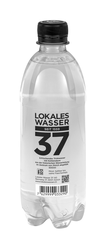 Lokales Wasser 37 mit Kohlensäure