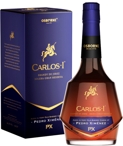 Brandy de Jerez Carlos I Pedro Ximenez Gran Reserva