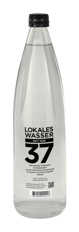 Lokales Wasser 37 mit Kohlensäure