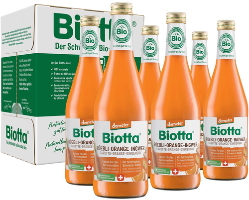 Biotta Demeter Rüebli-Orange-Ingwer