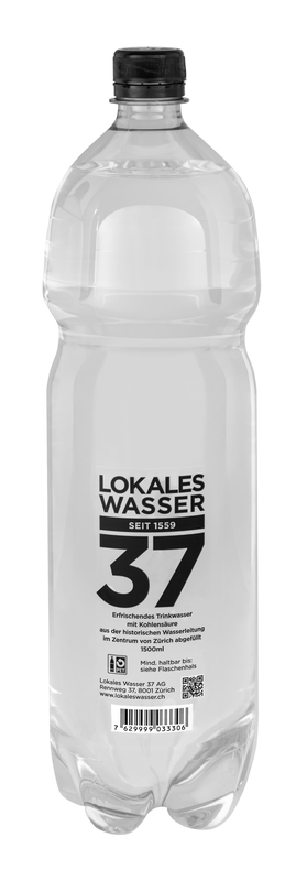 Lokales Wasser 37 mit Kohlensäure