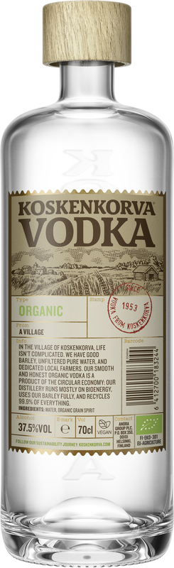 Vodka Koskenkorva Pure Organic