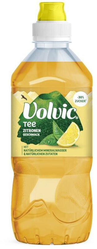 Volvic Tee Zitrone Sportcap