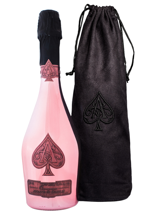 Ace of Spades Rosé Brut Velvet Bag