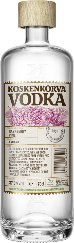 Vodka Koskenkorva Raspberry Pine
