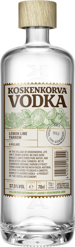 Vodka Koskenkorva Lemon Lime