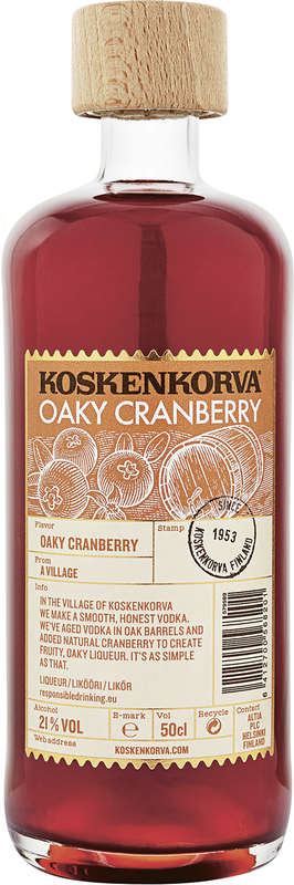 Likör Koskenkorva Oaky Cranberry